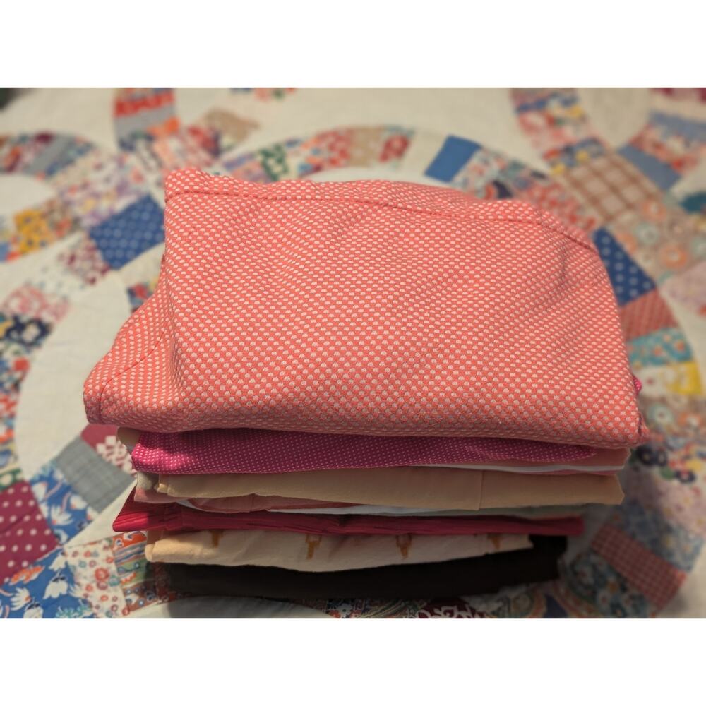 Pink Granny Clothing Lot W/ Vintage Pcs of Jewelry Plus Size